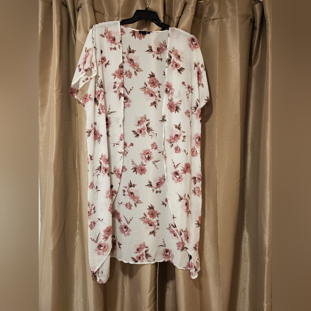 Floral Print kimono top